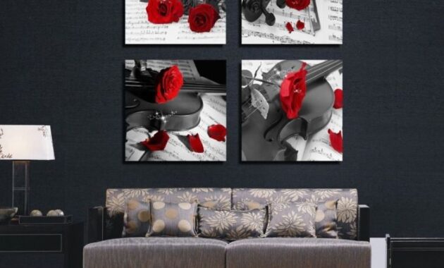 Black White Red Wall Art Decor Elevate Your Space with Stunning Pieces