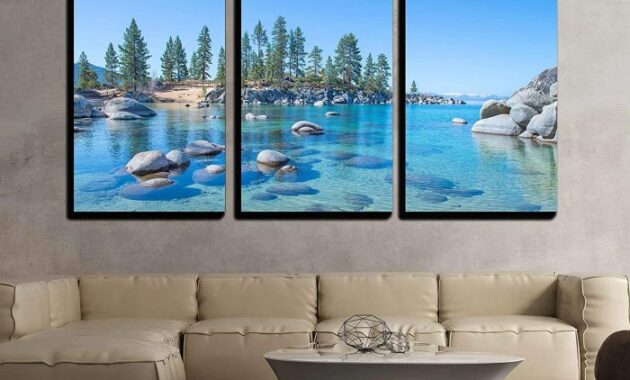 Blue Art Wall Decor Enhancing Your Space with Elegance