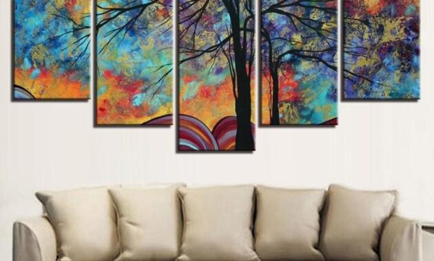 5 Panel Canvas Art Wall Decor Transform Your Space with Stunning Designs