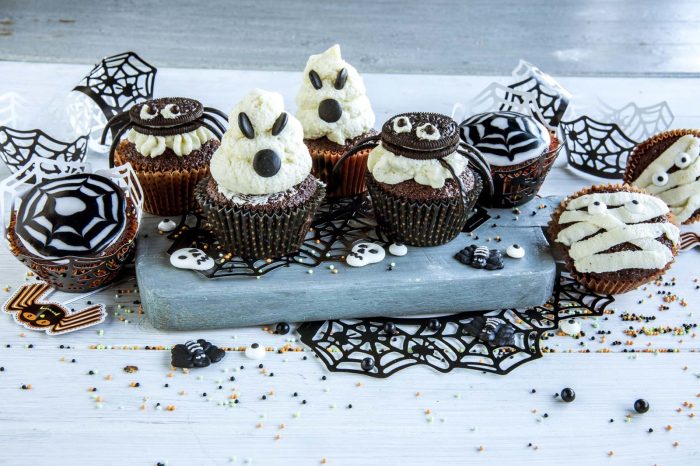 Halloween deko für muffins