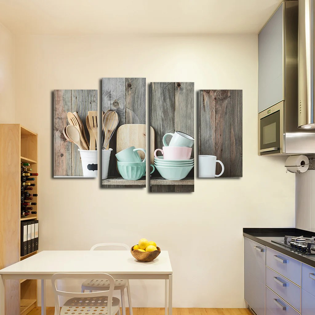 Art decor for kitchen walls