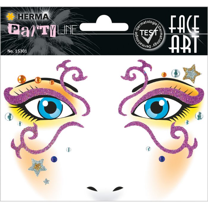 Face art decor herma