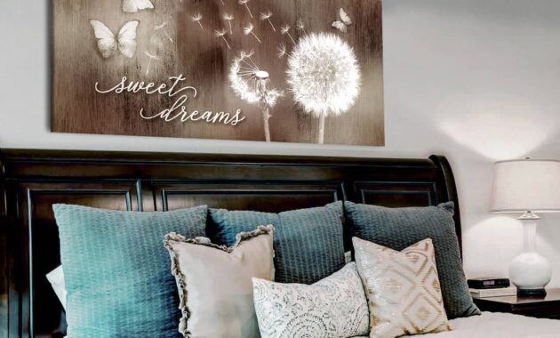 Concise and Clear Bedroom Wall Decor Art Inspiration