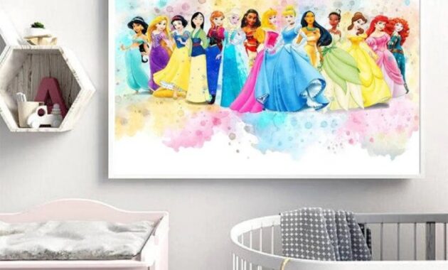 Disney Princess Wall Art Decor Transform Your Space with Enchantment