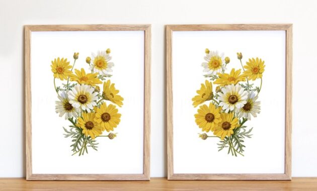 Brighten Your Space with Daisy Wall Art Decor – A Charming Addition