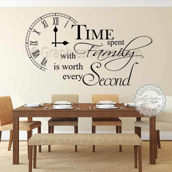 Decal decor wall art