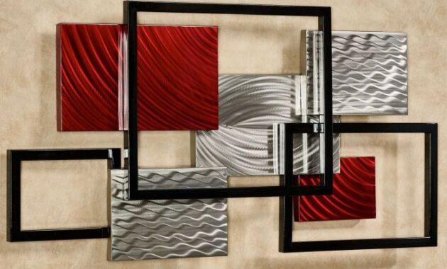 Abstract Metal Wall Art Decor Elevate Your Space with Modern Elegance