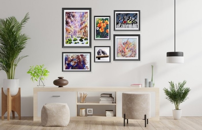 Art gallery home decor