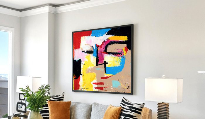 Abstract art home decor